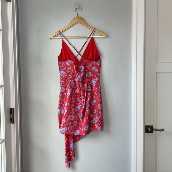 Lovers and Friends Kamala Mini Dress in Red & Purple Floral - Picture 5 of 12